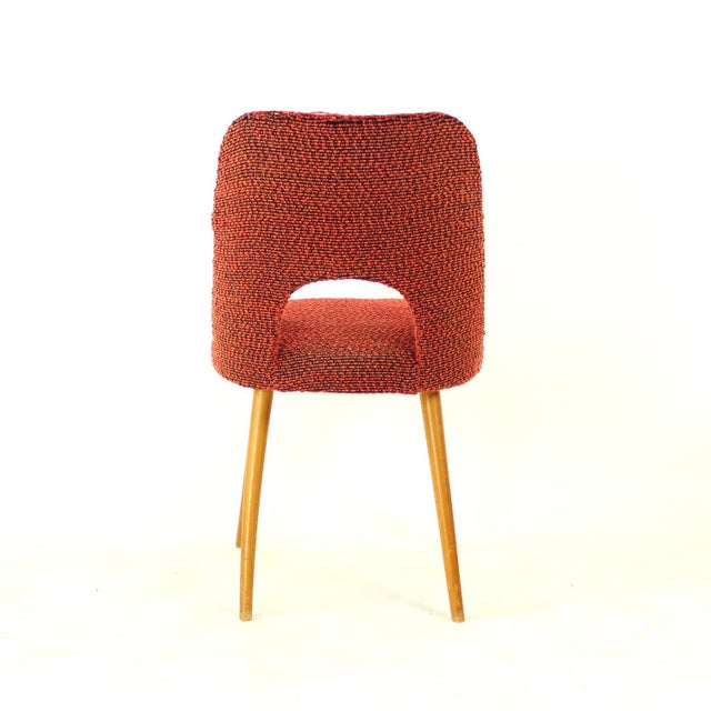 Vintage Dining Chairs by Oswald Heardtl for Ton, Czechoslovakia, 1960s, Set of 4 For Sale - Image 9 of 16