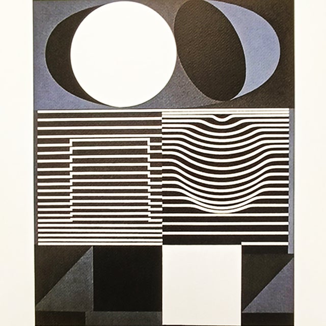 Victor Vasarely Lithograph. Limited Edition Lithograph n 84 / 500- Numbers signed in pencil. Editor : S.P.A.D.E.M. Paris....