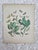 A beautiful set of antique hand colored botanical and butterfly prints, measuring 8 1/2" x 11". Perfect for many types of...