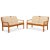 Mid-Century 2-Seater Sofas in Wood and Beige Upholstery from Dyrlund, Set of 2 For Sale - Image 15 of 15