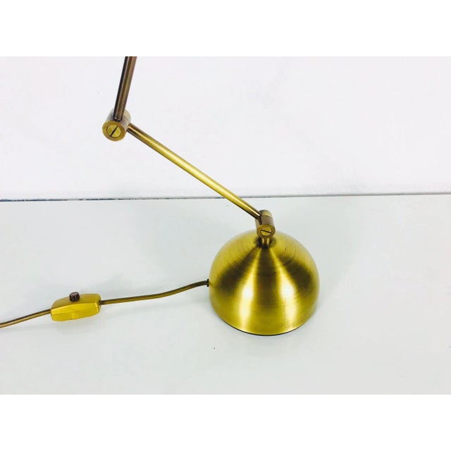 German Brass Table Lamp from Sölken Leuchten, 1970s For Sale - Image 3 of 6