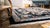 Textile 1920s Black Floral Medallion Antique Chinese Art Deco Rug 9' X 12' Handknotted Wool Carpet For Sale - Image 7 of 9