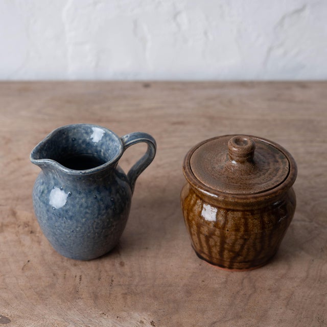 Cleater and Whelchel Meaders Cream and Sugar For Sale - Image 4 of 8