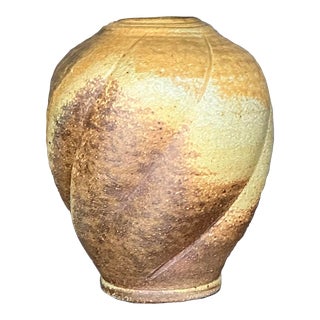 Vintage Boho Original Studio Pottery Vase For Sale