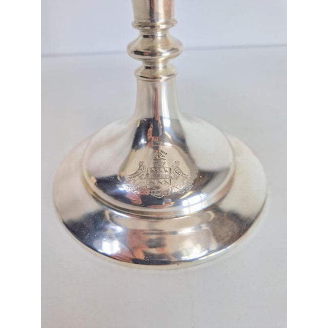 Silver Vintage Silver-Plated Centerpiece Bowl by John Round & Son, Sheffield, 1950s For Sale - Image 8 of 15