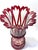 Monumental Bohemian Ruby Cut to Clear Crystal Flower Form Vase, Circa 1880 For Sale - Image 9 of 15