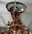 Metal Art Nouveau Copper Light Chandelier, 1920s For Sale - Image 7 of 10