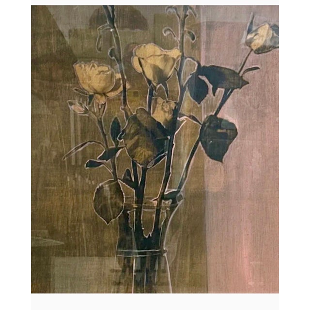 Robert Bery, Large Oil Painting and Emulsion on Wood Robert Bery Hungarian Israeli Modernist For Sale - Image 11 of 15