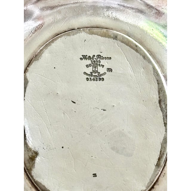 Vintage 1933 Gorham Hotel Pierre Nyc Silverplate Gravy Boat Platter For Sale In Columbus - Image 6 of 8