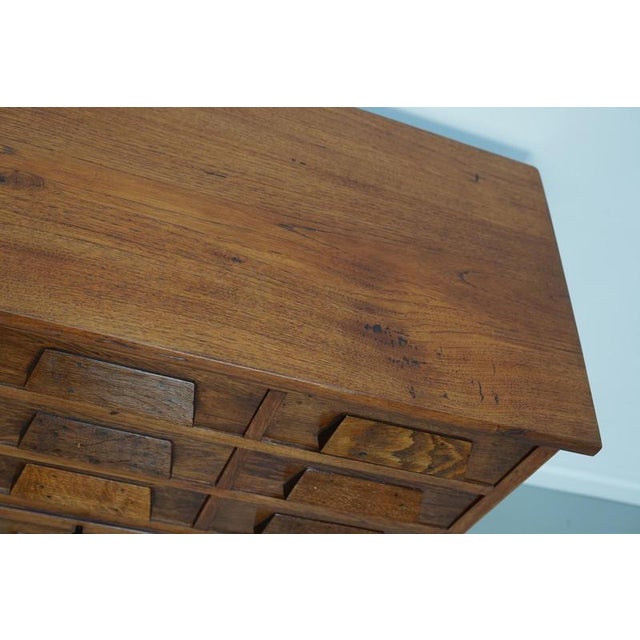 German Oak Apothecary Shop Cabinet, 1930s For Sale - Image 5 of 18