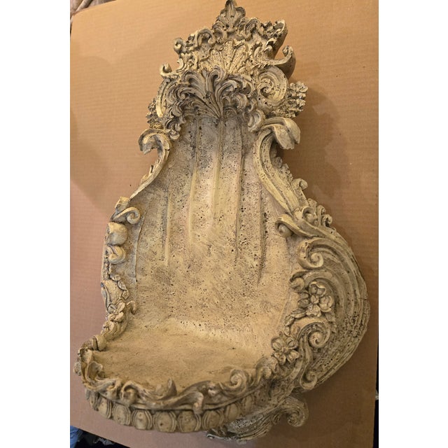Vintage MCM decorative architecture wall Niche with an abundance of details. Unique piece in original condition. Nothing...