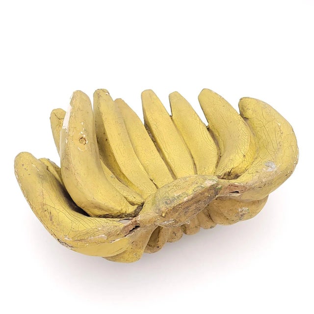 Curious Old Grocery Prop of Carved and Painted Bananas For Sale In San Francisco - Image 6 of 7