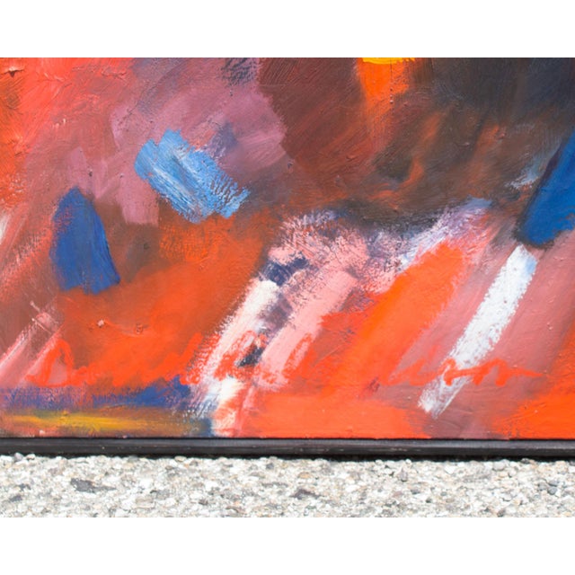 Abstract Oil on Canvas Diptych Painting by Darrell L. Anderson For Sale - Image 4 of 9