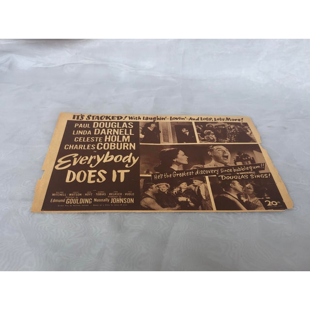 Illustration Vintage Hollywood Movie Poster Advertising Flyer For Sale - Image 3 of 10