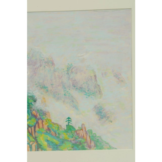 Mountain and Cloud', Pastel Drawing For Sale - Image 11 of 13