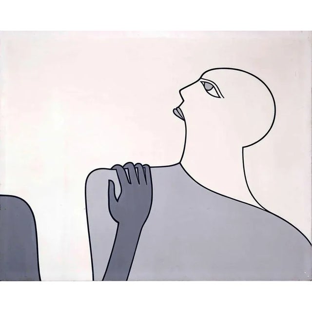 Painting on Canvas For Sale - Image 6 of 13