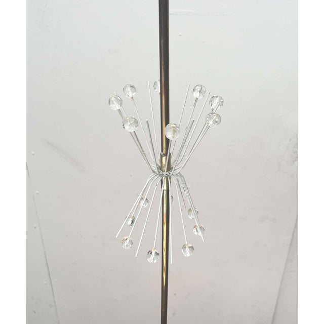 Mid-Century Modern Austrian Double Snowflake Light Installation in Glass and Metal by Emil Stejnar for Rupert Nikoll, Vienna, Austria, 1950s For Sale - Image 9 of 18