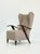Wood Vintage Lounge Chair in Beige Loop by Melchiorre Bega, 1950s For Sale - Image 7 of 12