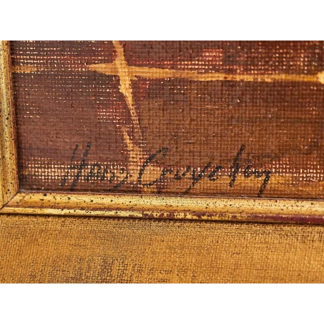 2000 - 2009 European Artist, Country Kitchen, Oil on Canvas, Framed For Sale - Image 5 of 9