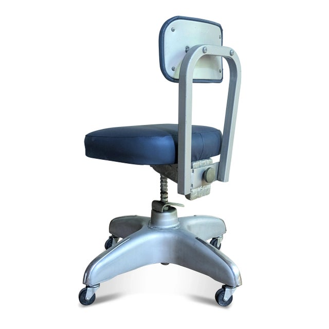 1960s Mid-Century Custom Tanker Desk Chair - By Cole Steel For Sale - Image 5 of 11
