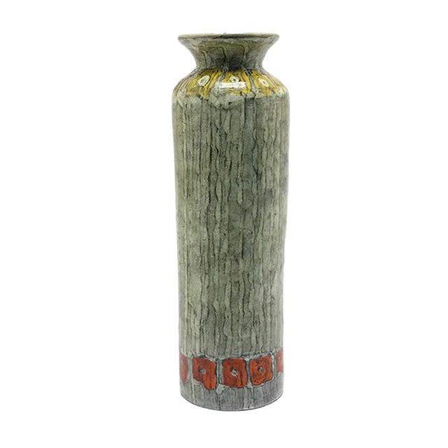 Mid-Century Modern Ceramic Vase by Illes, 1970s For Sale