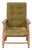 19th Century France Green Wood Armchair For Sale