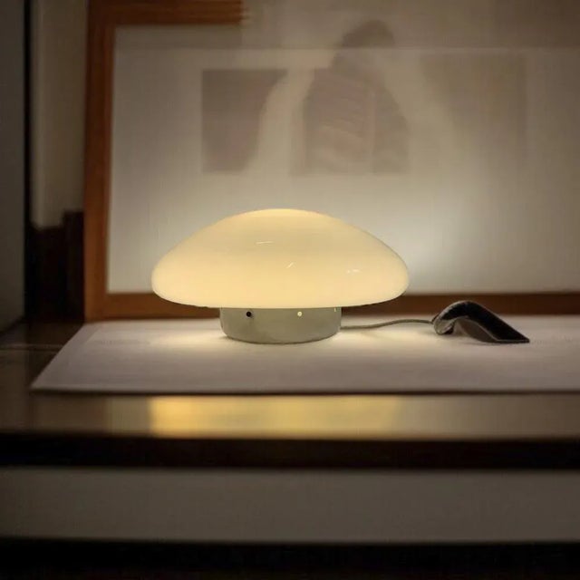 Mid-Century Modern Vintage Italian Magnolia Table Lamp by Giuliana Gramigna, 1970s For Sale - Image 3 of 7