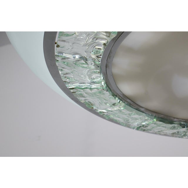Large Model 2459 Pendant Light by Max Ingrand for Fontana Arte, 1965 For Sale - Image 12 of 18