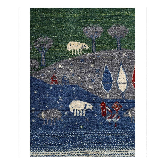 The word “Gabbeh” literally translates to “in the rough,” and it is an accurate description of this style of Persian rug....