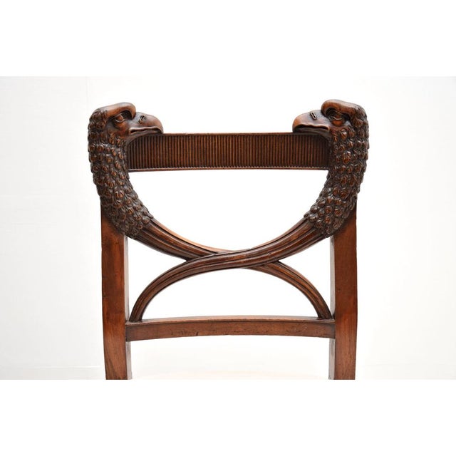 Wood Vintage Carved Side Chairs, 1790s, Set of 2 For Sale - Image 7 of 12