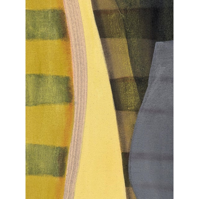 Yellow Max Manning “Untitled (CVS112)” Contemporary Blue, Green & Yellow Geometric Abstract, 2018 For Sale - Image 8 of 8