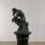 Early 21st Century After Rodin “The Thinker” Bronze Sculpture, Signed, Green Patina – 14” For Sale - Image 5 of 12