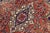 1980s Shabby Chic Persian Kashan Blue/Beige Wool Rug - 8'3'' X 11'2'' For Sale - Image 5 of 10