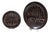 Set of Two Ceramic Bowls by Nereo Boaretto (1914-1977), Italy, 1972 For Sale