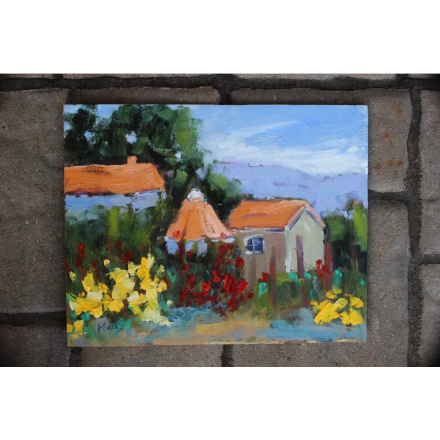 Original Oil Painting, Plein Air Sonoma Farm California For Sale - Image 13 of 13