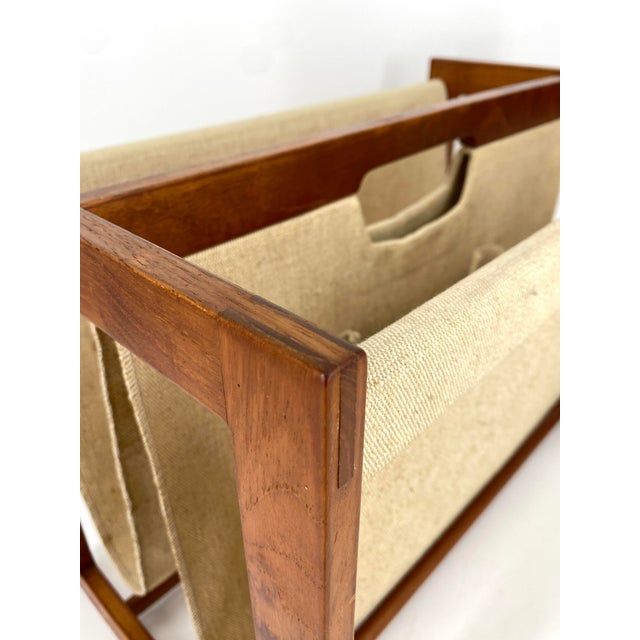 Mid-Century Modern Mid-Century Newspaper Rack by Aksel Kjersgaard for Odder Møbler, Denmark, 1960s For Sale - Image 3 of 12