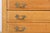 Brown Vintage Danish Oak 3-Drawer Side Table in the style of Henning Kjærnulf, 1960s For Sale - Image 8 of 17