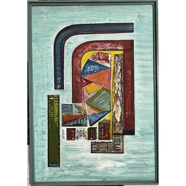 Siegfried Fertl, Composition, 1993, Acrylic Painting For Sale