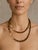 1980s Italian 14k Gold Tiger’s Eye Diamond Sautoir Necklace For Sale - Image 15 of 15