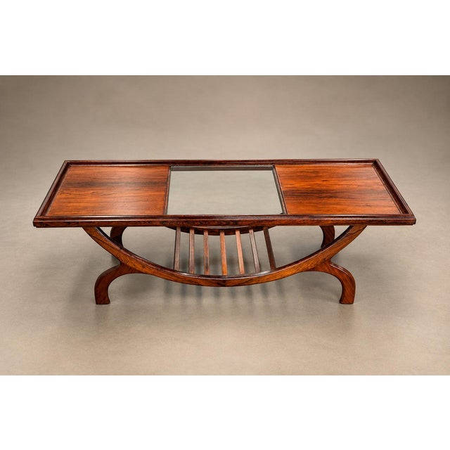 Brazilian Modern Rosewood Coffee Table by Liceu de Artes e Ofícios, Brazil, 1960s — Lot 962 For Sale - Image 12 of 18