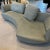 Animal Skin Roche Bobois Curved Leather Sofas in Soft Sage Blue: A Pair For Sale - Image 7 of 12