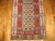 Spectacular tribal Kurdish runner with excellent pile and color, circa 1910. Measures: 2'9” x 14'6”.