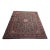 Silk Hereke Rug | Rich Floral Design | Navy Blue | 7'5"x8'10" For Sale