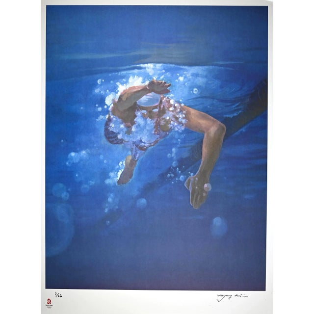 Kim Hyang - The Swimmer - Lithograph - 2008 For Sale - Image 4 of 4