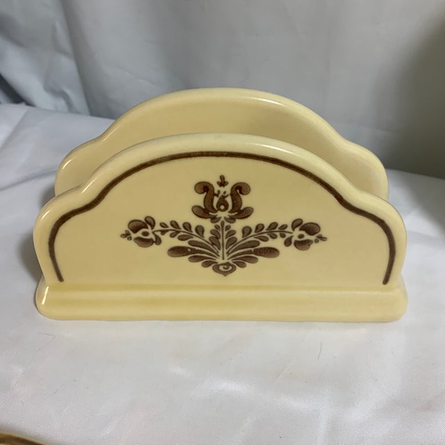 Vintage Pfaltzgraff "Village" Pattern Serving and Accessory Set - 6 Pieces For Sale In Chicago - Image 6 of 6