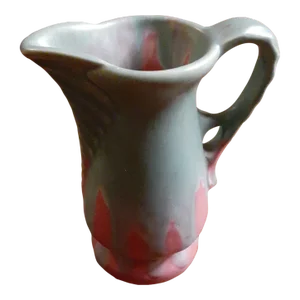 1950s Niloak Drip Pottery Miniature Pitcher Vase