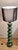Textile Large German Floor Lamp with Green 8-Ball Column and Handmade Fabric Shade, 1970s For Sale - Image 7 of 12