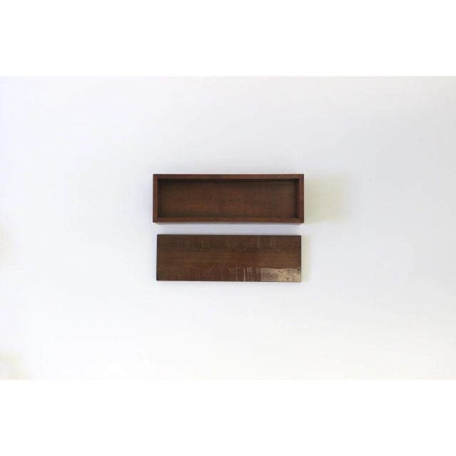 Late 20th Century Wood Jewelry or Trinket Box For Sale - Image 5 of 9