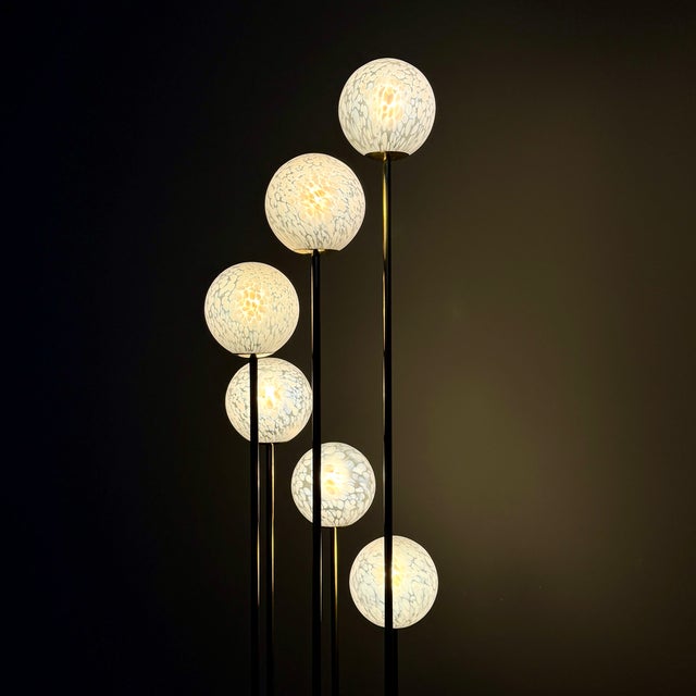 Black Floor Lamp attributed to Max Bietenholz, Switzerland, 1970s For Sale - Image 8 of 10