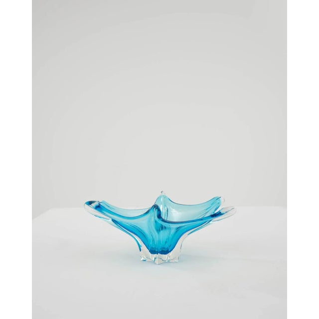 The vivid hues and liquid lines of blown art glass create an unmissable accent. Made in Italy circa 1960, expressive...